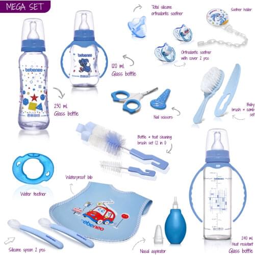 BEBENEO Silicone Feeding Bottles