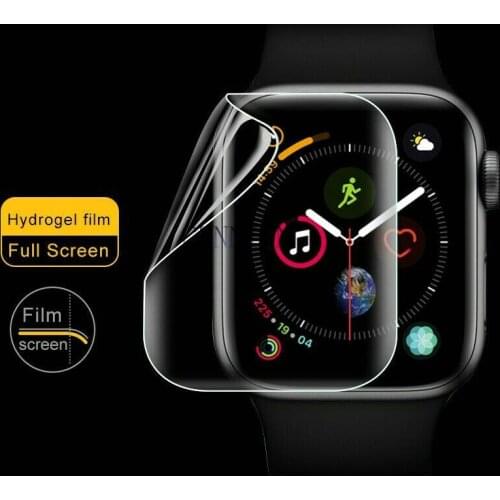 Full coverage hydrogel film anti-scracth clear screen protector for Apple iwatch se 6 5 4 3 2 1 38mm 42mm 40mm 44mm watch 100pcs