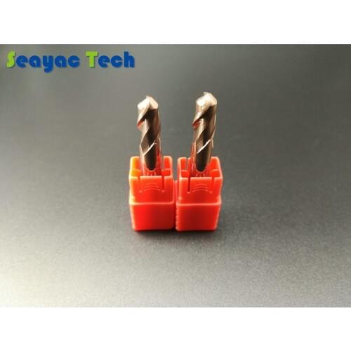 Ball Nose Carbide End Mill Bit 2 Flute Radius 4mm TiAIN HRC55 CNC Milling Cutter