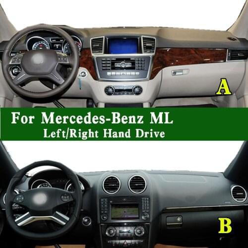 Fits Mercedes-Benz ML GL 350 250 400 63 550 500 X166 X164 Dashmat Dashboard Cover Pad Dash Mat Carpet Left Right Hand Drive