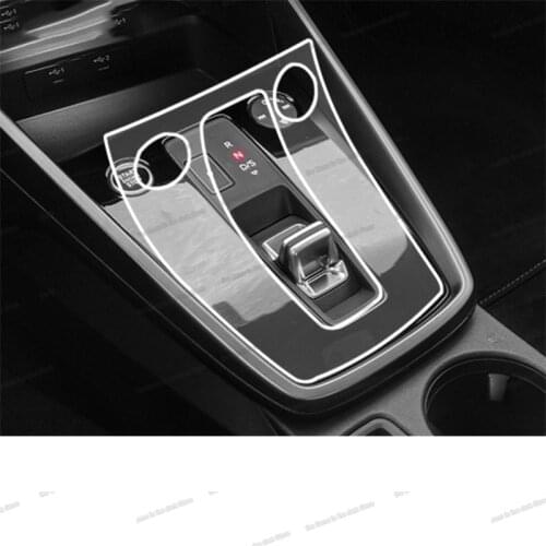 Lsrtw2017 TPU car interior gps navigation dashboard screen gear panel protective film sticker for audi a3 2019 2020 2021 8y