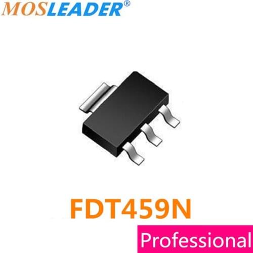 Mosleader FDT459N SOT223 100PCS 1000PCS N-Channel FDT459 30V 6.5A Mosfet Made in China