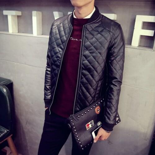 2018 Winter Jacket Men Fashion Design Brand Parka Men Clothing Zipper Coat Male with Pockets PU Jacket Warm Men Parkas