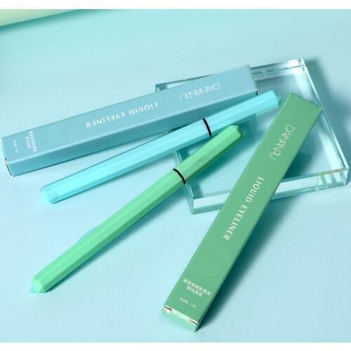 Daiimanpu Durable Non-Blooming Liquid Black Brown Big Eyes Finishing Powder Waterproof Delicate Soft Liquid Eyeliner