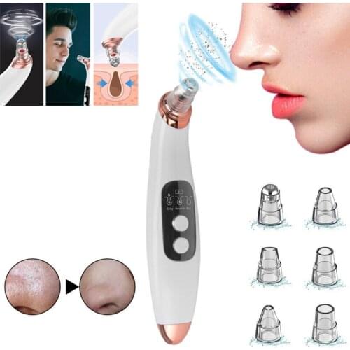 Facial Blackhead Remover Electric Acne Cleaner Black Head Removal Machine Vacuum Cleanser Skin Care Tools Pimple Pore Cleaner