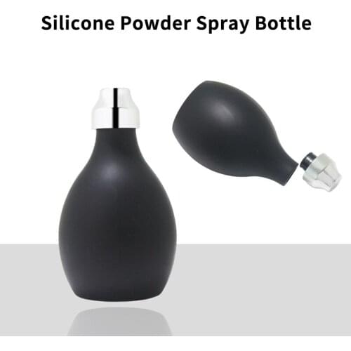 Barber Haircut Talcum Silicone Powder Spray Bottle Refillable Hair Salon Powder Spray Container Styling Tools Accessories