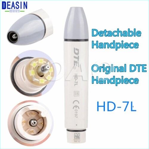 Dental LED Light Ultrasonic Piezo Scaler Handpiece fit for DTE SATELEC Scaling Tips HD-7L