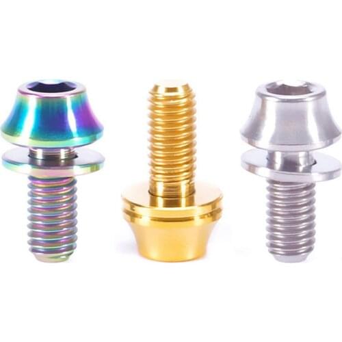 MTB Road Bike M5x12mm Hex Socket Bolts Screws, for Bicycle Water Bottle Cage Holder Fixed Screws