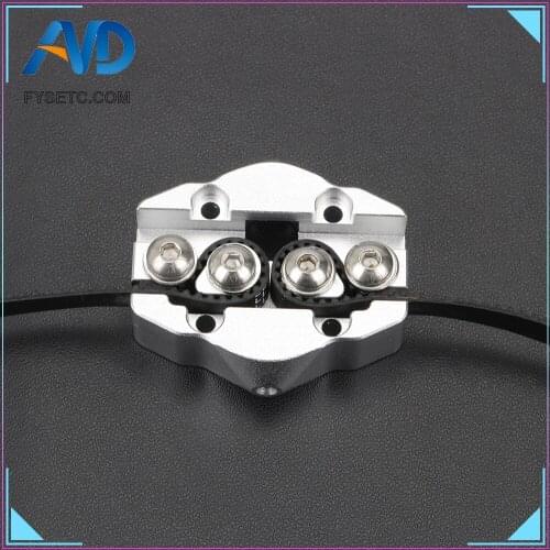 3pcs Silver Kossel Delta Mini Slide Effector Updaded All Metal M3 Tackle Mini Carriage Pulley Slider For 3D Printer Parts