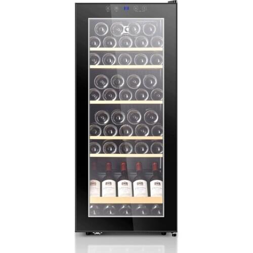 6 layers Single Door Wine Constant Temperature Wine Cabinet Commercial Refrigerated Display Wine Cabinet UV-resistant 44 Bottles
