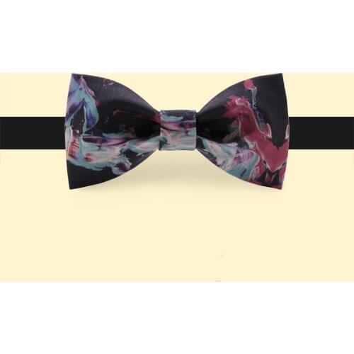 Free shipping 2019 new fashion mens male MAN Original brand handmade printed bow tie banquet party groom dress unique Diffuse