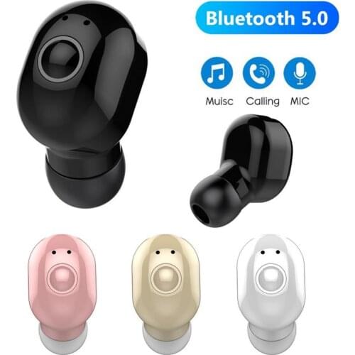 M2 Mini Bluetooth Headset Business Headset Overweight Bass Net Microphone Headset for iPhone Xiaomi Huawei Samsung
