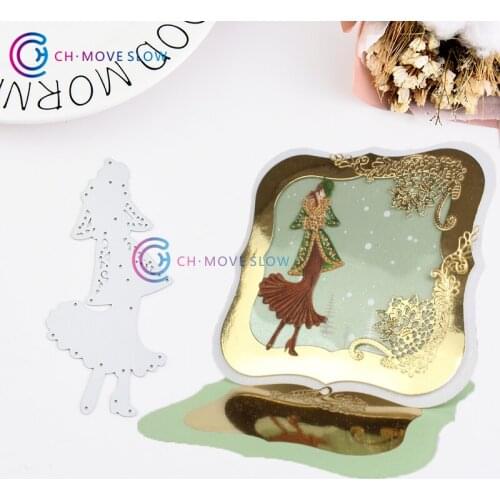 CH Women Stencil Metal Cutting Dies For Scrapbooking DIY Cards Album Decoration Embossing Wedding Cards