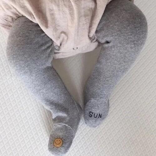 Fashion Boys Girls Cute Sun Printing PP Panty-Hose Kids Pants Spring Autumn Newborn Baby Girls Boys Children Pants Trousers
