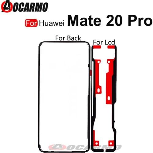 For Huawei Mate 20 Pro Mate20Pro LYA-AL00 Front Frame Lcd Screen Waterproof Sticker Back Cover Adhesive Glue