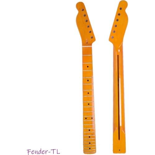 New Electric Guitar Neck DIY maple Bright light Left backhand TL guitar assembly replacement 22Fret Guitar accessories part