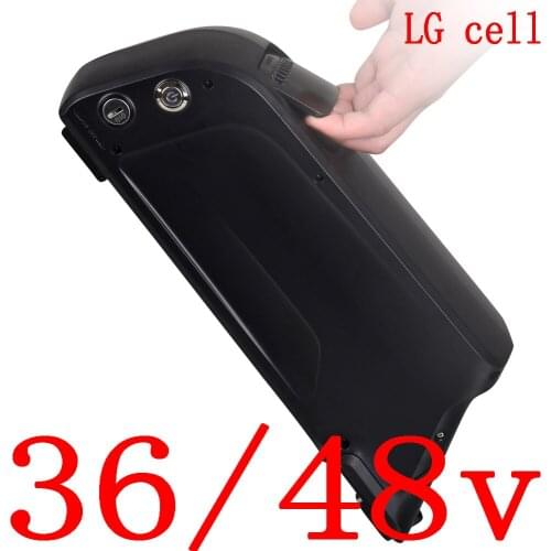 36V 48V 500W 750W 1000W electric bicycle battery 36V 48V 7AH 10AH 13AH 13.6AH 14AH 17AH lithium battery use LG cell free duty