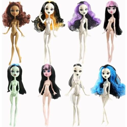 Make Up Doll Heads for Monster High Doll Make-up Heads for Demon Monster Soft Plastic DIY Toy Dollhouse Accessories 1/6 Dolls