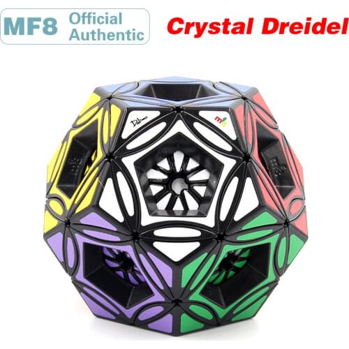 MF8 Crystal Dreidel Megaminxeds Magic Cube Dodecahedron GyroScope Professional Speed Puzzle Educational Toys