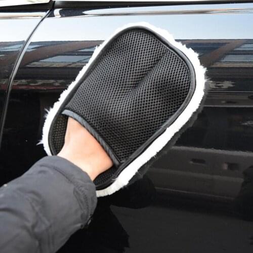 Car Wash Washing Gloves car Accessories for BMW E46 E60 Ford focus 2 Kuga Mazda 3 cx-5 VW Polo Golf 4 5 6 Jetta Passat