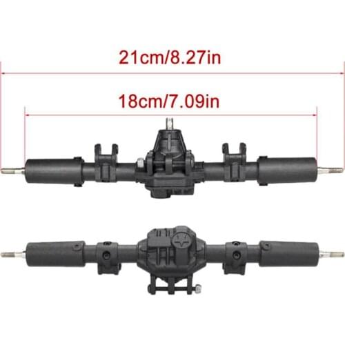 RC Car Front Rear Straight Complete Axle for 1:10 RC Crawler Axial SCX10 II 90046 90047 Upgrade Parts