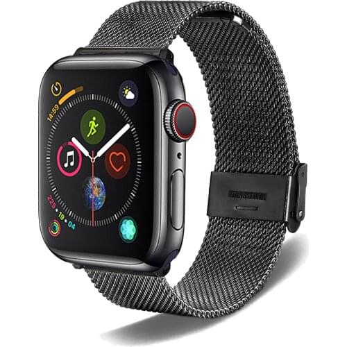 For Apple band strap series 38mm 40mm 42mm 44mm iWatch metal Strap Stainless Steel band Women Men Band series SE 6 5 4 3 2 1