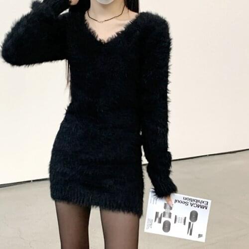 SAUSA FULLING Fashionable Knitted Dresses