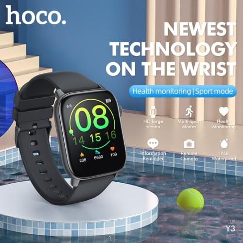 HOCO Digital smart watch Waterproof Sport Men Women kids Bluetooth Smartwatch Fitness Tracker Heart Rate Monitor sleep monitorin
