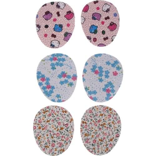 1Pair Flower Printed Half Insoles Forefoot Shoe Pad High Heel Breathable Cushion Comfort Shoe Pad
