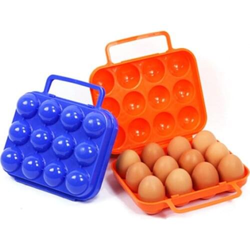 Outdoor 12 egg cassette portable protection box new pollution-free PP tray