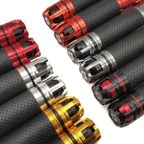For Kawasaki ZX10R ZX12R ZX6R ZX14R Z1000SX Z750 Universal Motorcycle Handle Grips Ends Racing handlebar CNC 22mm 7/8"