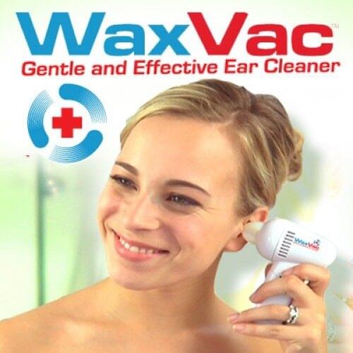 5pcs/lot WAXVAC VACUUM EAR CLEANING SYSTEM CLEAN EAR WAX VAC AS SEEN ON TV ears care removal tool earpick cleaner ear pick