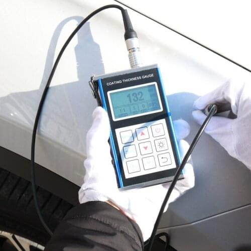 High Precision Digital Dry Film Car Paint Coating Thickness Gauge Car Paint Electroplate Metal Coating Thickness Tester Meter