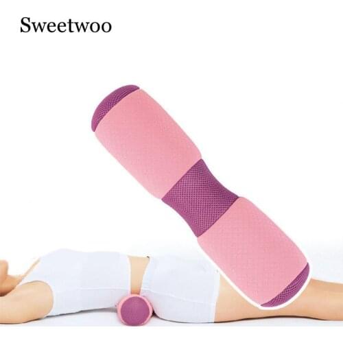 Yoga Block Roller Multifunctional Fitness Massage Pilates Office Cervical Vertebrae Waist Exercises Relieve Fatigue Gym Training