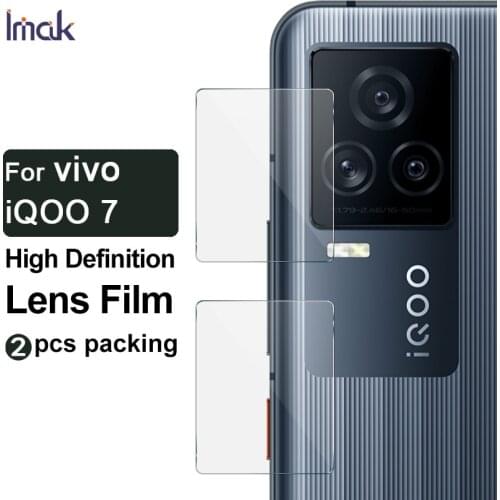 For vivo iQOO 7 Glass Camera Protector IMAK High Definition Tempered Glass Lens Film for vivo iQOO 7 5G