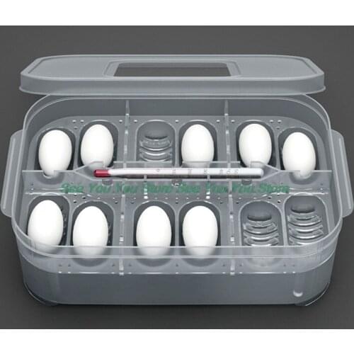 12 Grids Hatch Box Snake Lizard Reptile Egg Tray Boxes Hatching Eggs Device Climbing Pet Tortoise Turtle Incubator Supplies