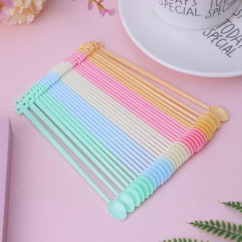 30pcs Mix Rod Spoon Epoxy Resin Tools Stick Plastic Muddler DIY Jewelry Making