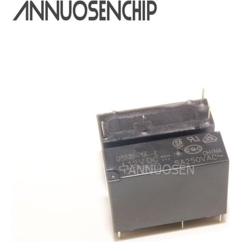 5PCS 5V 12V 24V Power Relays G5NB-1A-E- 5VDC 12VDC 24VDC 5A 250VAC 4PIN