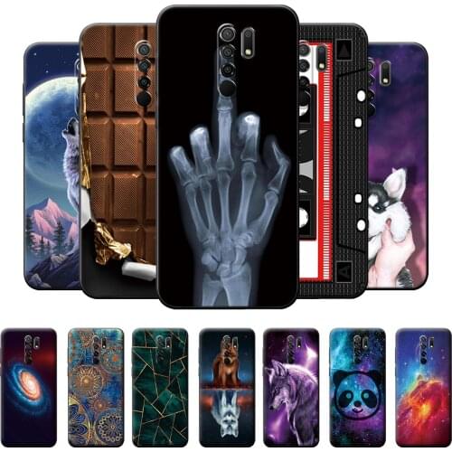 For Xiaomi Redmi 9 Case Silicone Back Cover Phone Case For Redmi 9 Soft Case 6.53 Inch Animal Cartoon For Redmi 9 Bumper Shell