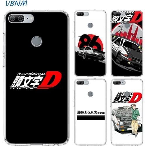 INITIAL D AE86 Amine Case For Huawei Honor 30 30s Play4T 20 9X Pro 8X 10 lite 9A 8A 8C 8S 9 V30 Y5 Y6 Y7 Y9 2019 Cover