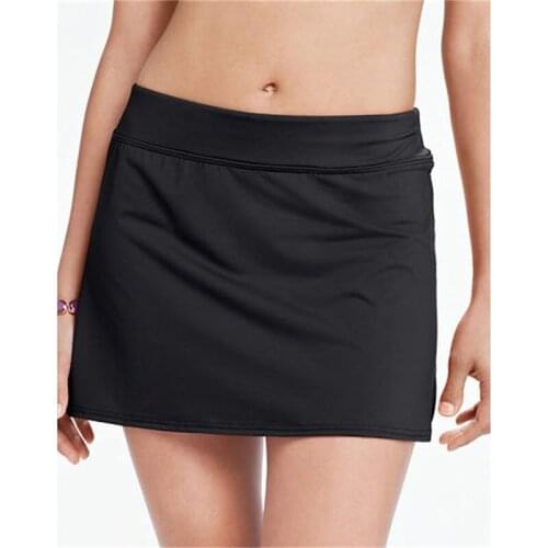 Summer Solid Color Mini Skirt Women Beach Short Skirt Female Sexy Casual Loose Skirt Party Clothes