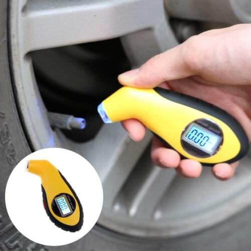 Tyre Air Pressure Gauge Meter Digital Auto LCD Vehicle Wheel Car Tire Manometer Barometers Tester Tool For Auto Car Motorcycle