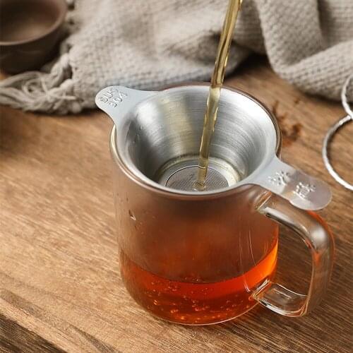 Metal Tea Leak Filter Stainless Steel Fine Mesh Portable Durable Health Strainer Loose Tea Leaf Spice Kitchen Accessories