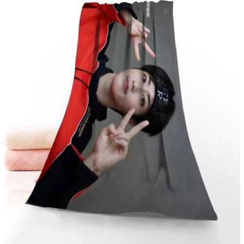 New Custom Han Jisung Towel Printed Cotton Face/Bath Towels Microfiber Fabric For Kids Men Women Shower Towels 70X140cm