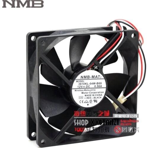 Original For NMB 9025 3610KL-04W-B69 0.56A 9cm winds of dual ball bearing cooling fan