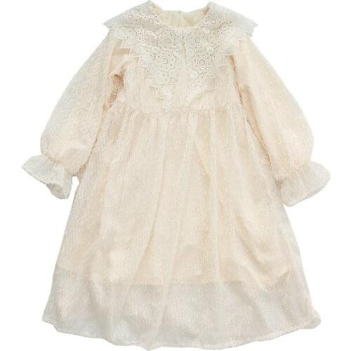 Teen Girls Autumn and Winter Velvet Thicken Dress 2020 New Children Sweet Princess Dresses Fashion Kids Elegant Clothing, #1161