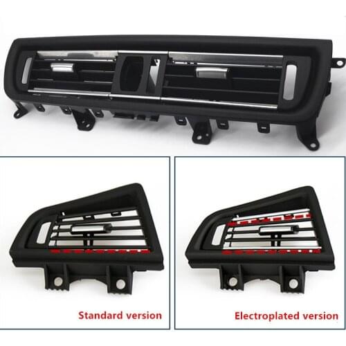 Front Row Center Left Right Air Conditioning Vent Grill Outlet Panel With Chrome Plate For BMW 5 Series F10 F18 525 530 520 523