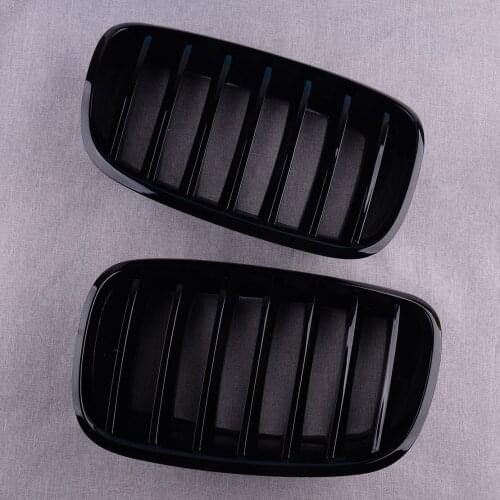 CITALL 51137157687 51137157688 51137305589 51137305590 51137185223 2Pcs Front Grill Kidney Fit for BMW X5 E70 X6 E71 Hybrid E72