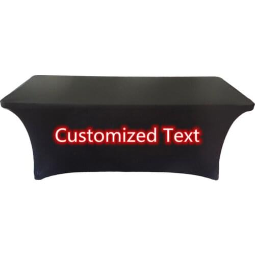 Retangle Spandex Lycra Table cloth Cover Trestle for Wedding party decoration