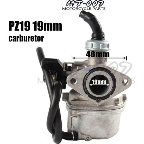 PZ19 19mm Motorcycle Carburetor 50cc 70cc 90cc 110cc 125cc ATV Dirt Bike Go Kart Carb automatic Choke carburettor
